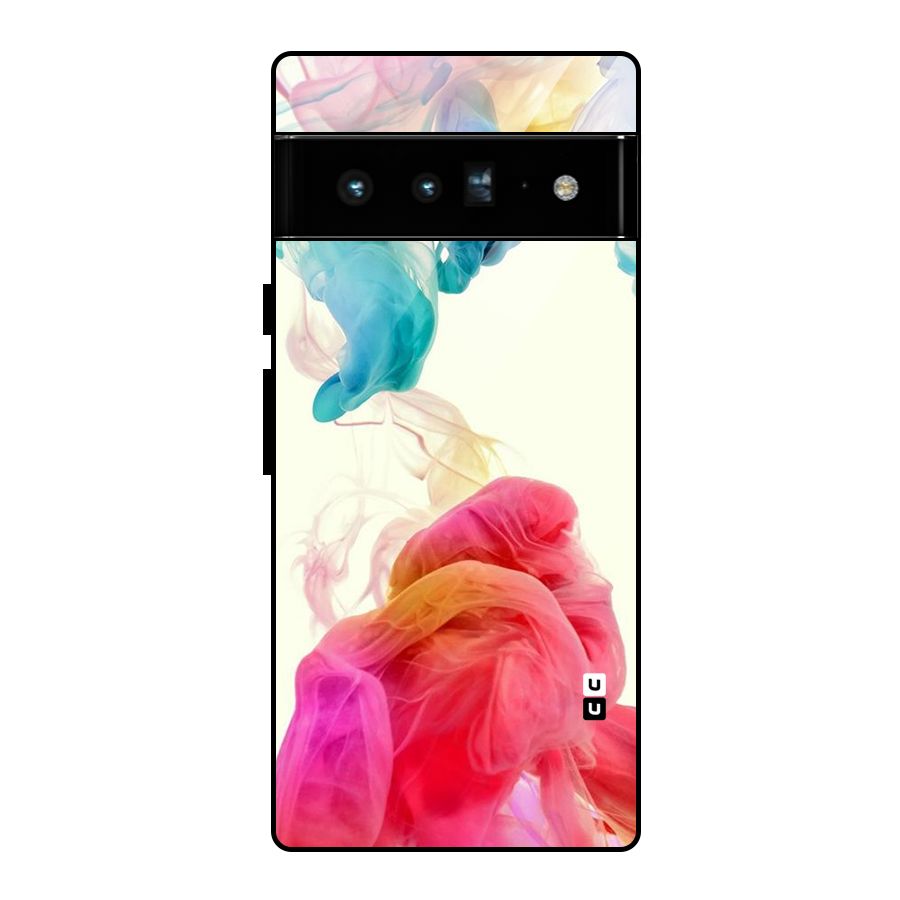 Colorful Splash Glass Back Case for Google Pixel 6 Pro