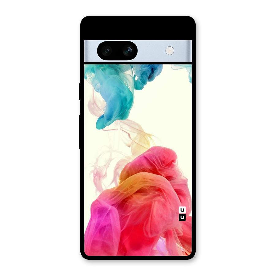 Colorful Splash Glass Back Case for Google Pixel 7a