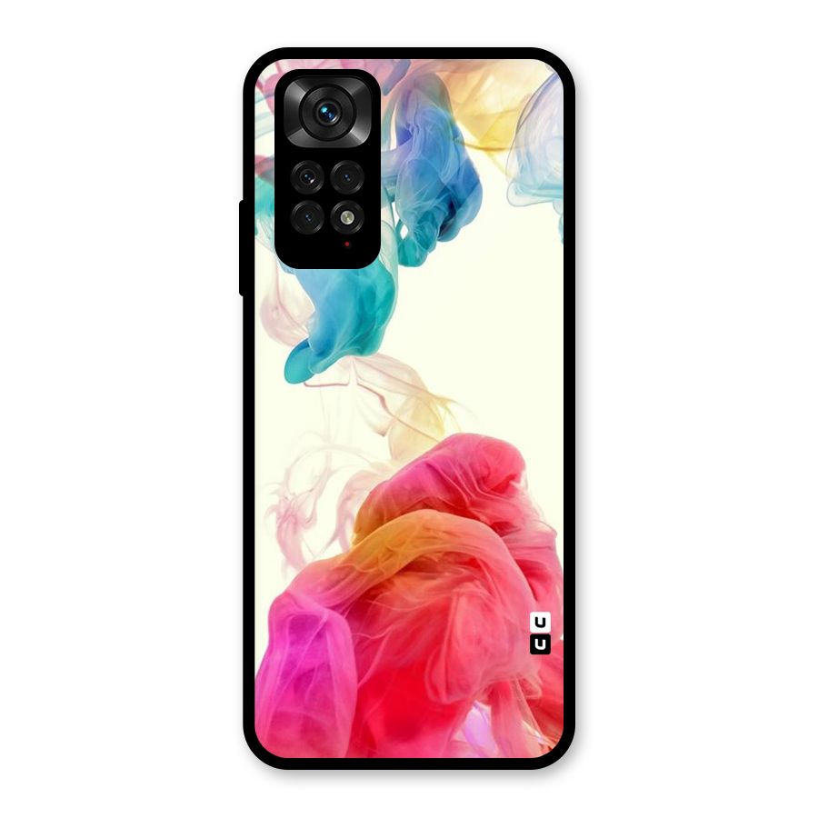 Colorful Splash Glass Back Case for Redmi Note 11S