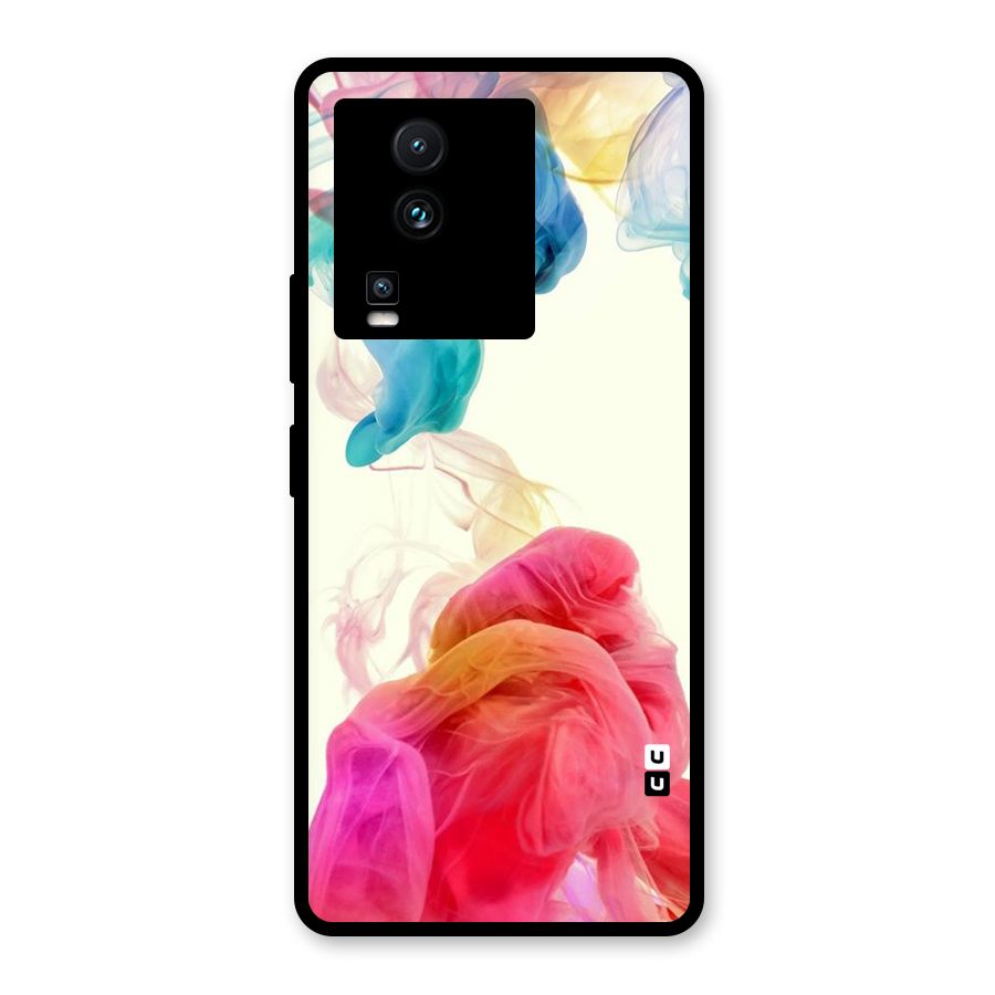 Colorful Splash Glass Back Case for Vivo iQOO Neo 7
