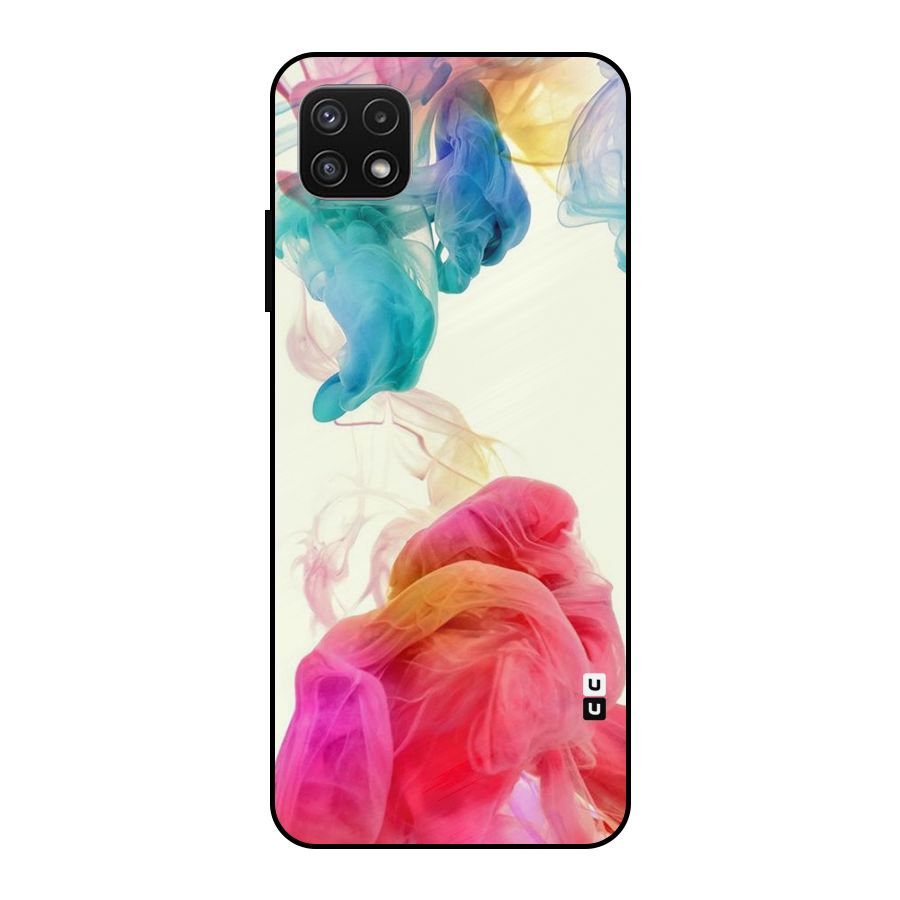 Colorful Splash Metal Back Case for Galaxy A22 5G