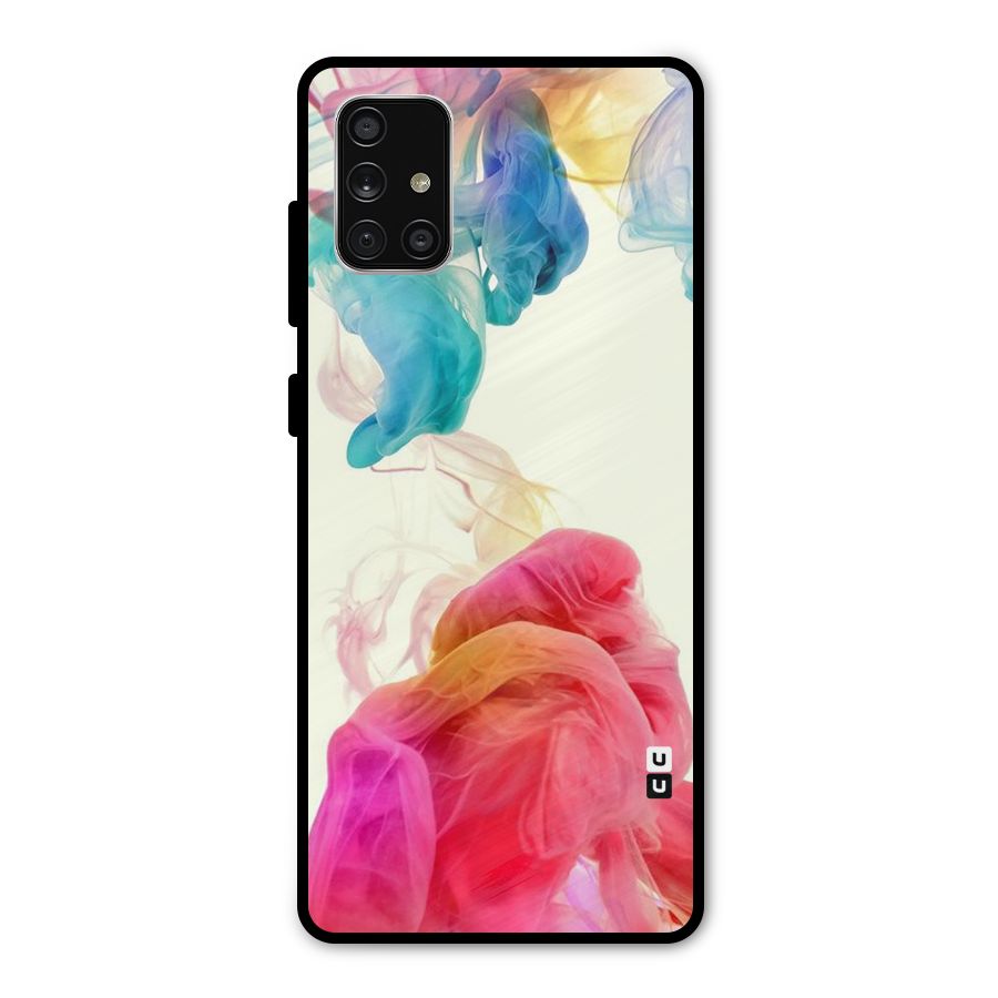 Colorful Splash Metal Back Case for Galaxy A71