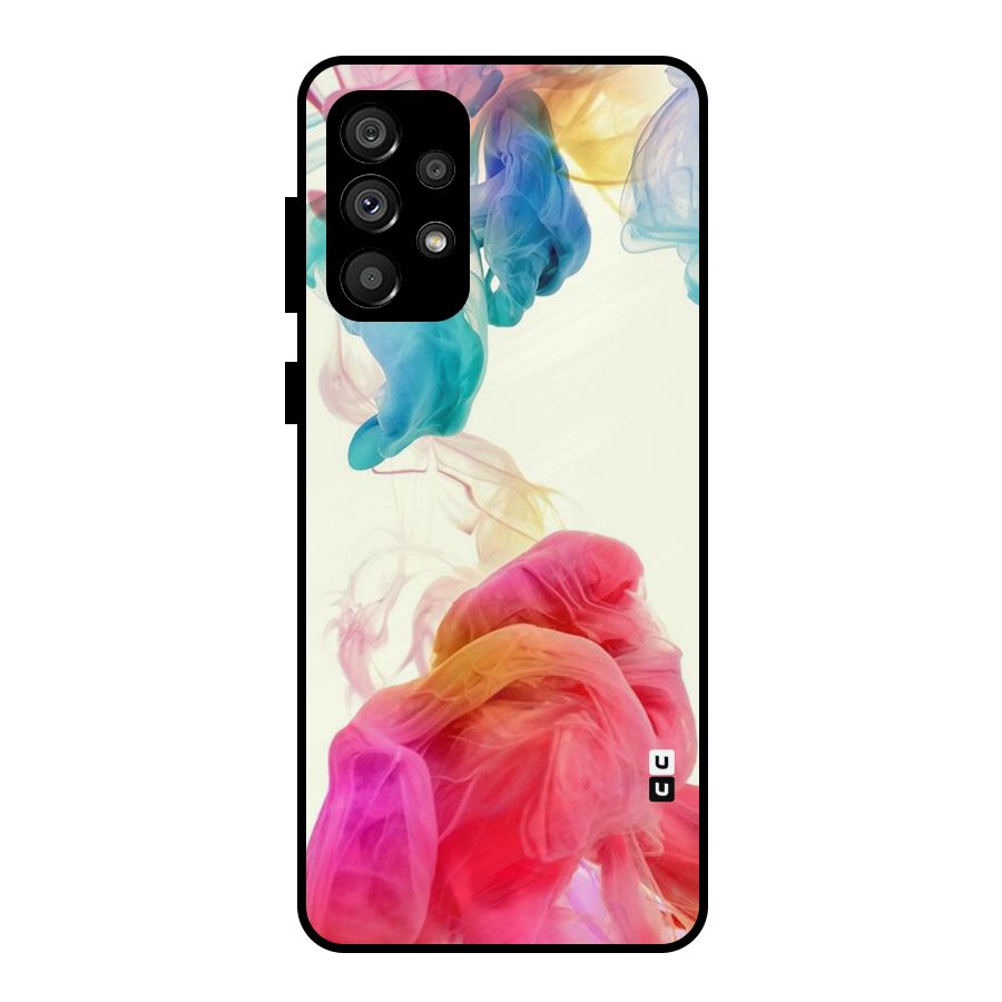 Colorful Splash Metal Back Case for Galaxy A73 5G