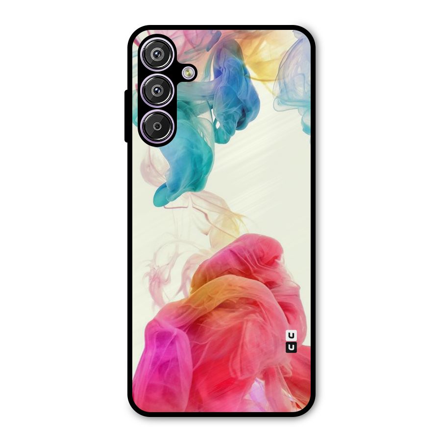 Colorful Splash Metal Back Case for Galaxy F15