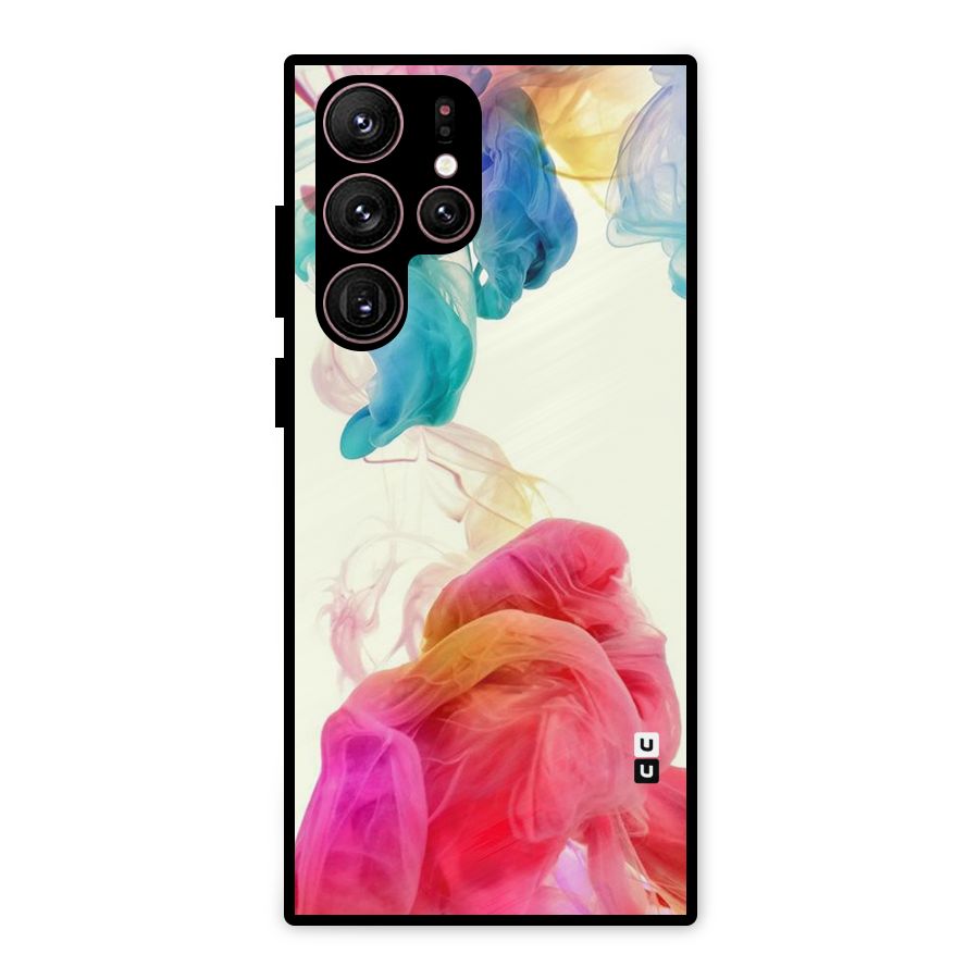 Colorful Splash Metal Back Case for Galaxy S22 Ultra 5G