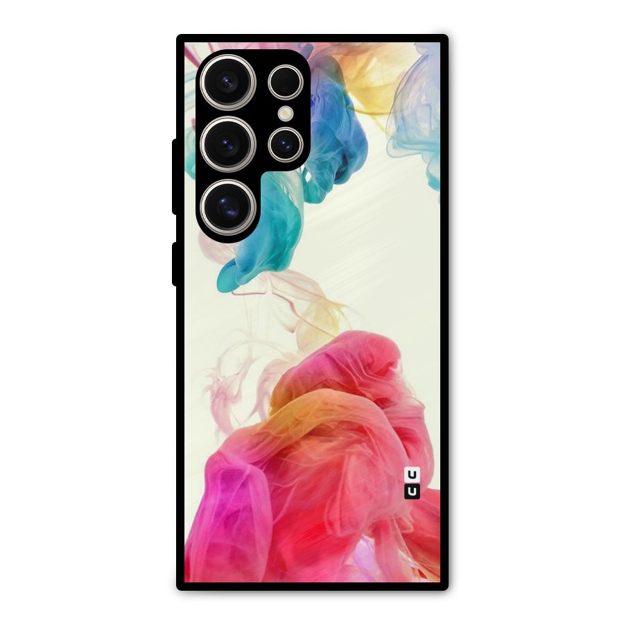 Colorful Splash Metal Back Case for Galaxy S24 Ultra