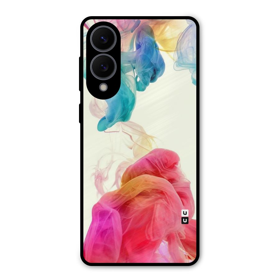 Colorful Splash Metal Back Case for Galaxy S25 Edge