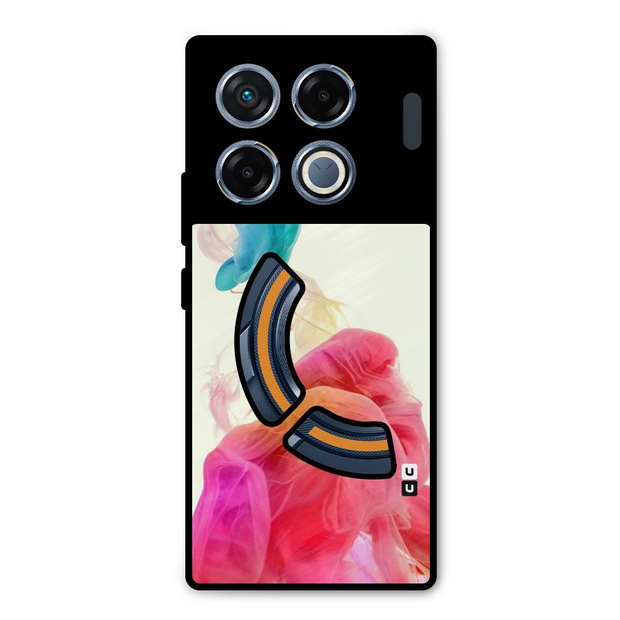 Colorful Splash Metal Back Case for Infinix GT 20 Pro