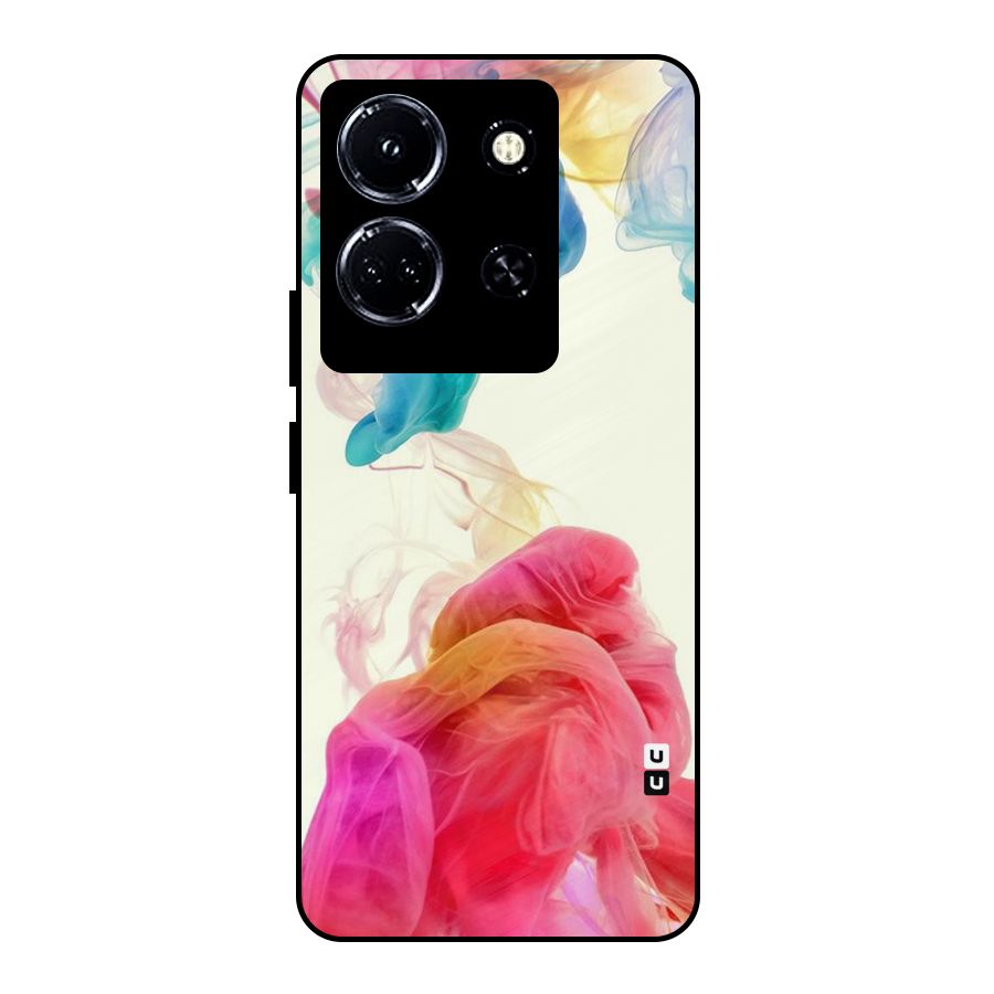 Colorful Splash Metal Back Case for Infinix Note 30 5G