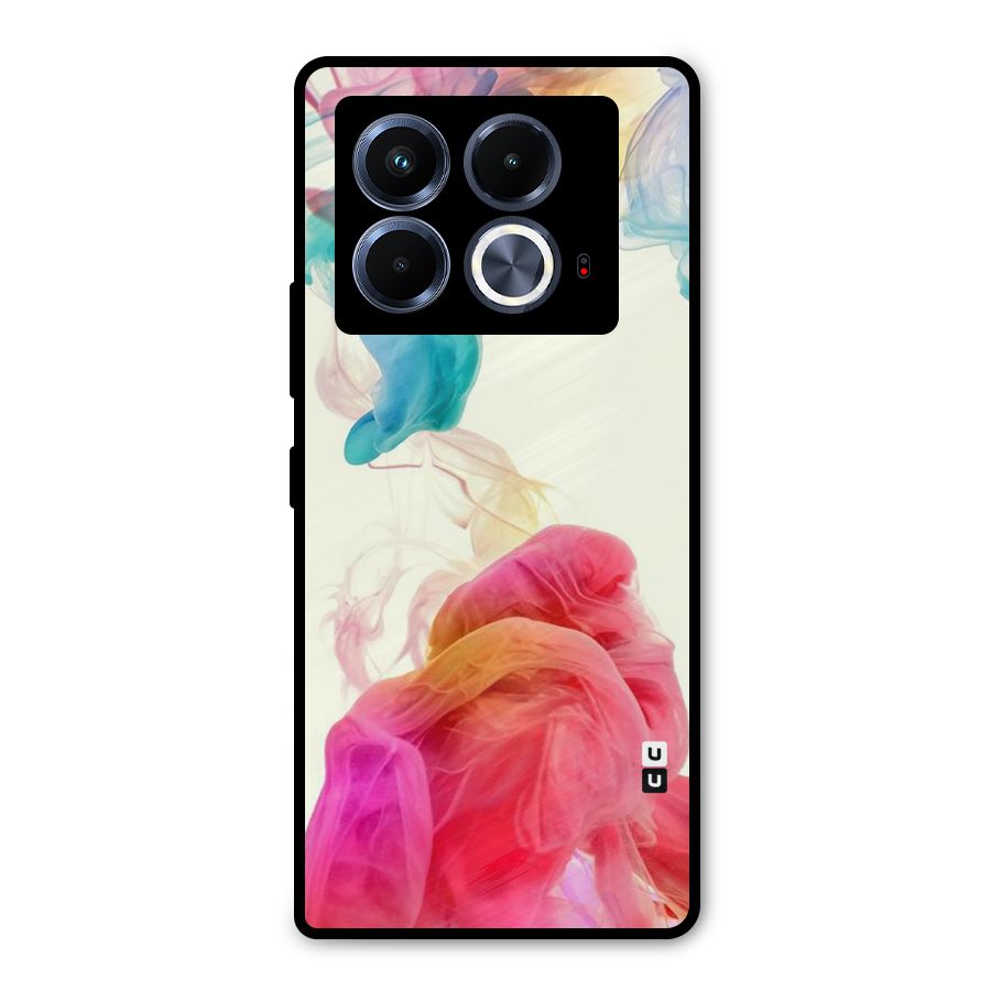 Colorful Splash Metal Back Case for Infinix Note 40 5G