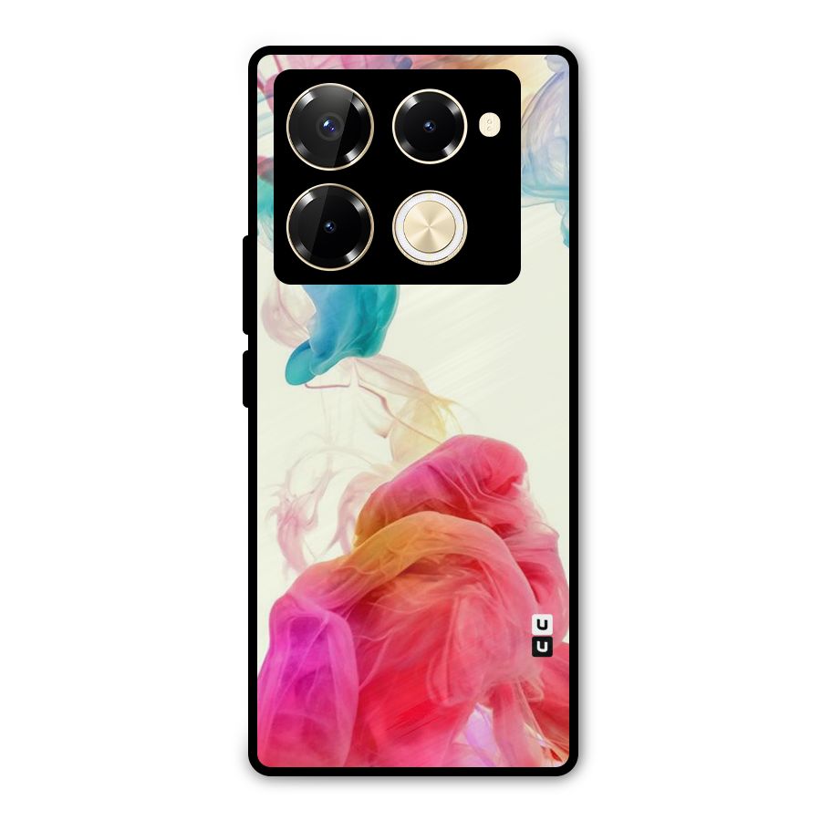 Colorful Splash Metal Back Case for Infinix Note 40 Pro Plus