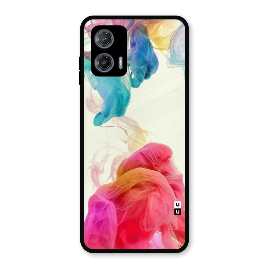 Colorful Splash Metal Back Case for Moto G73