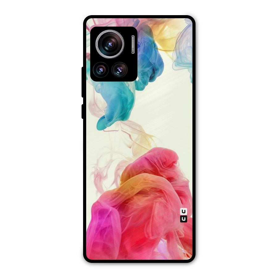 Colorful Splash Metal Back Case for Motorola Edge 30 Ultra