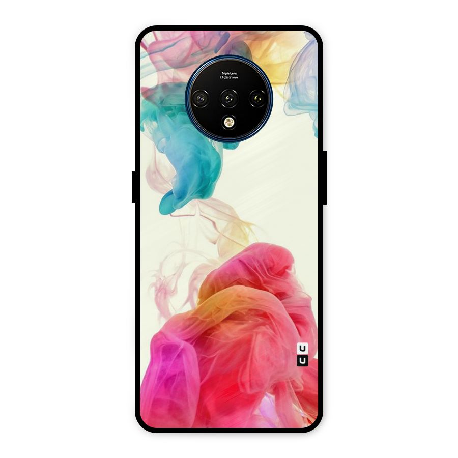 Colorful Splash Metal Back Case for OnePlus 7T