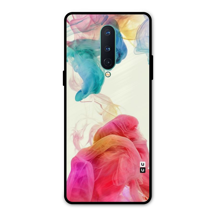Colorful Splash Metal Back Case for OnePlus 8