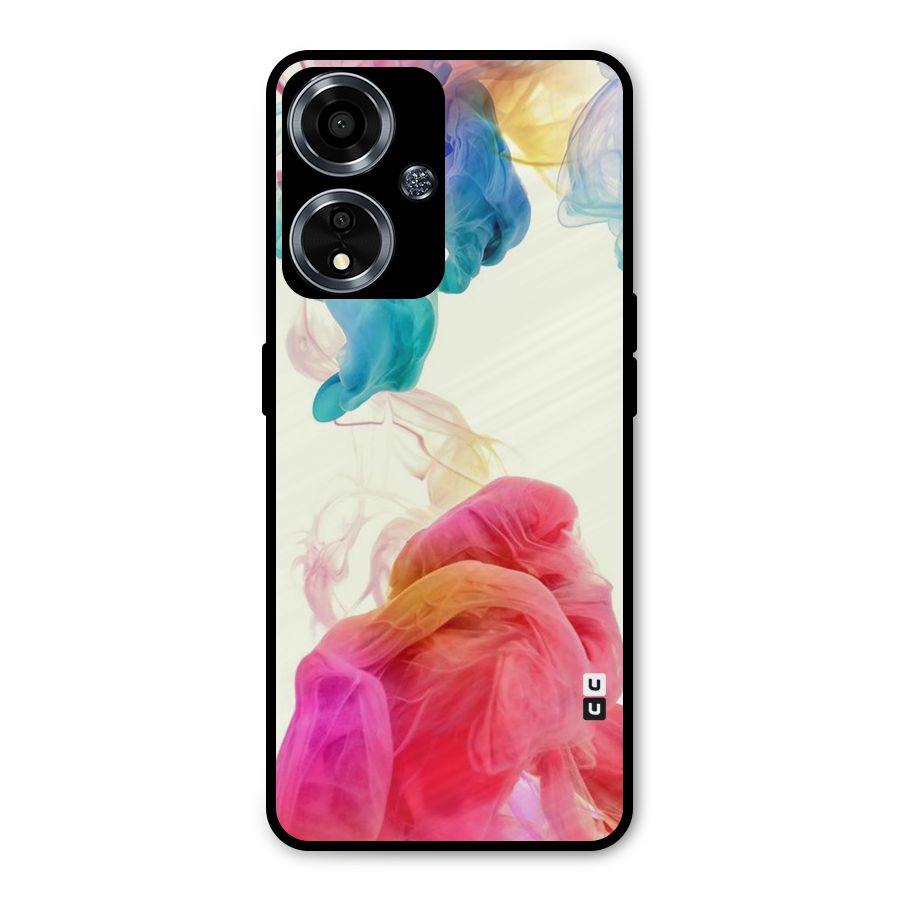 Colorful Splash Metal Back Case for Oppo A59