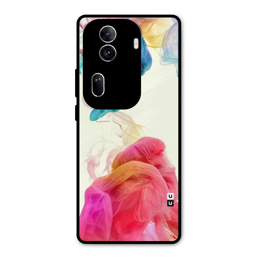 Colorful Splash Metal Back Case for Oppo Reno11 Pro 5G