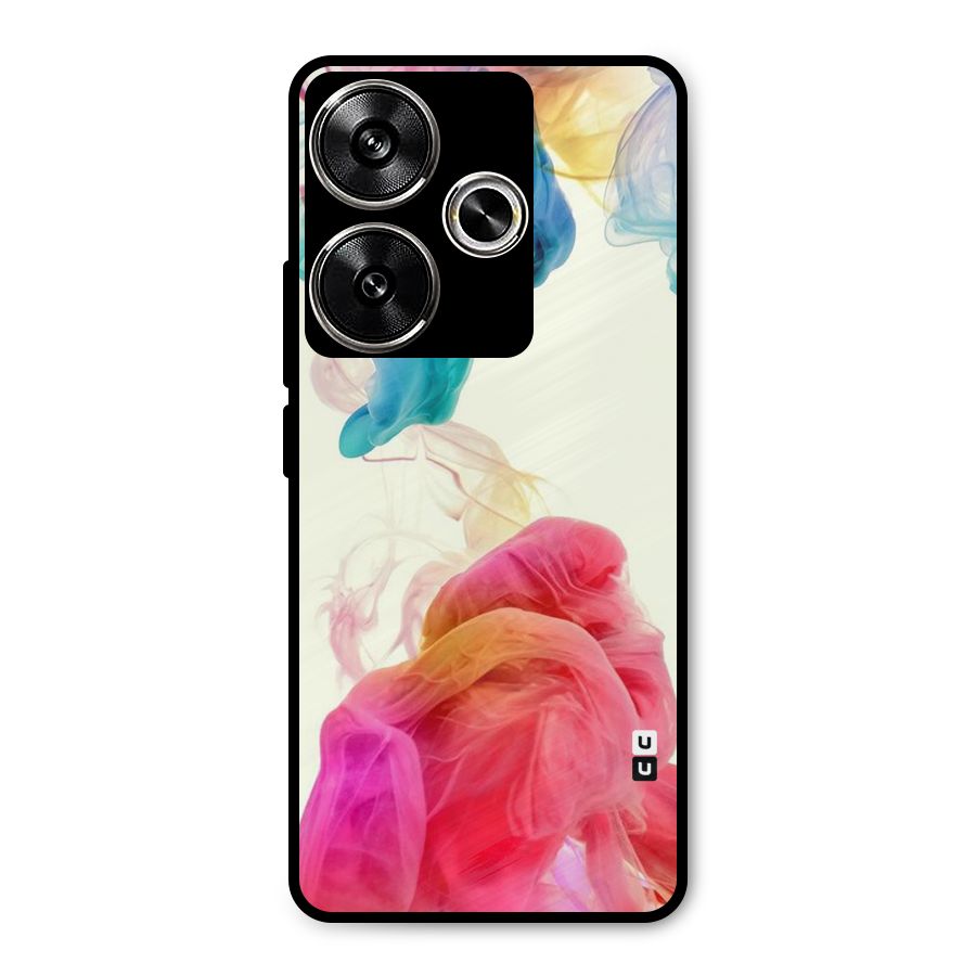 Colorful Splash Metal Back Case for Poco F6