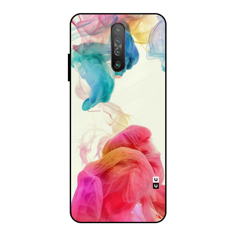 Colorful Splash Metal Back Case for Poco X2