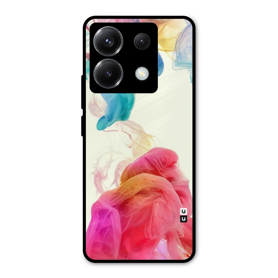 Colorful Splash Metal Back Case for Poco X6