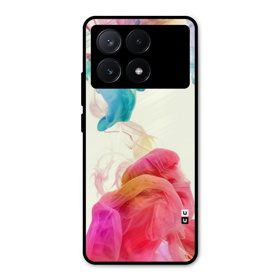 Colorful Splash Metal Back Case for Poco X6 Pro