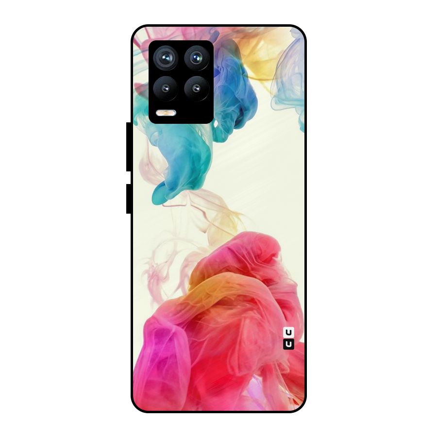 Colorful Splash Metal Back Case for Realme 8