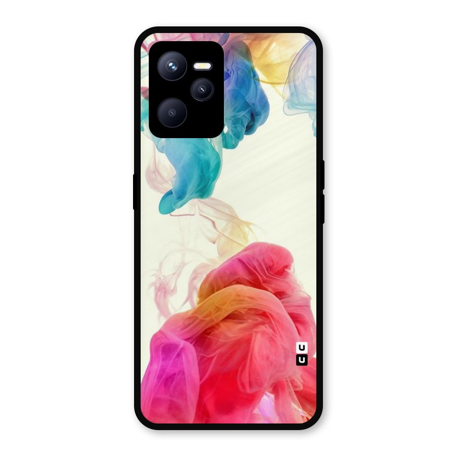 Colorful Splash Metal Back Case for Realme C35