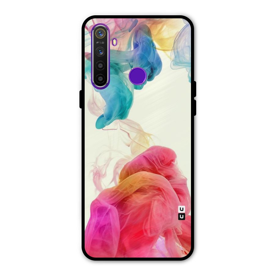 Colorful Splash Metal Back Case for Realme Narzo 10