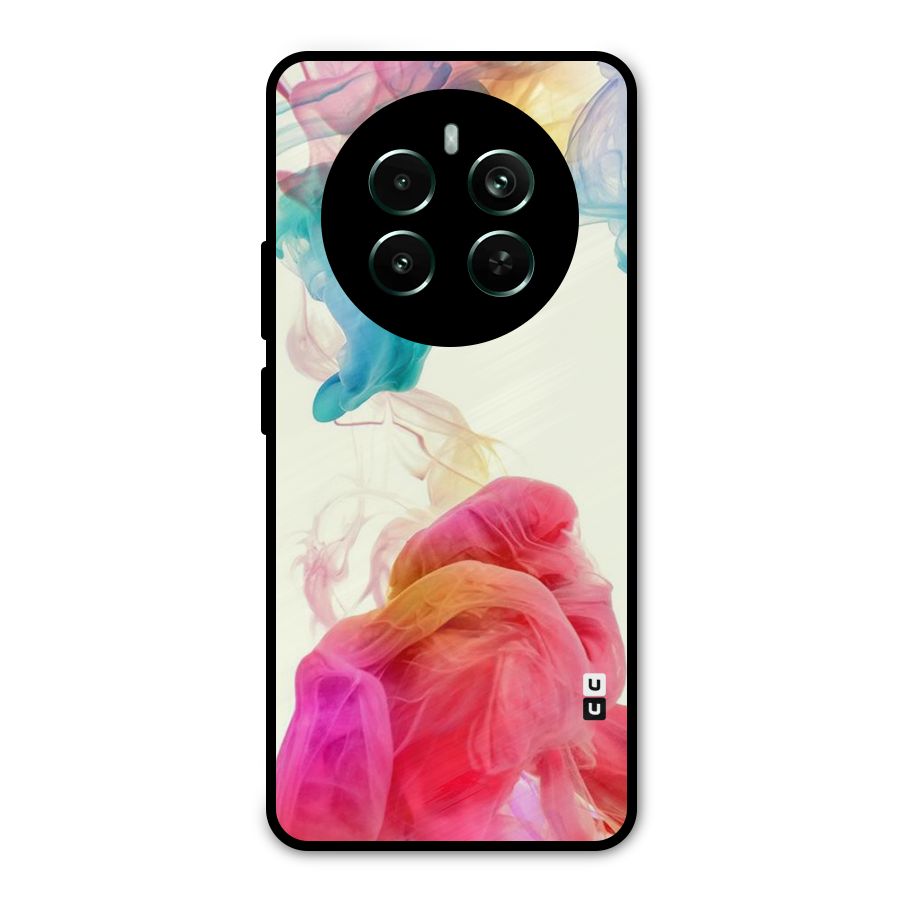 Colorful Splash Metal Back Case for Realme Narzo 70 Pro