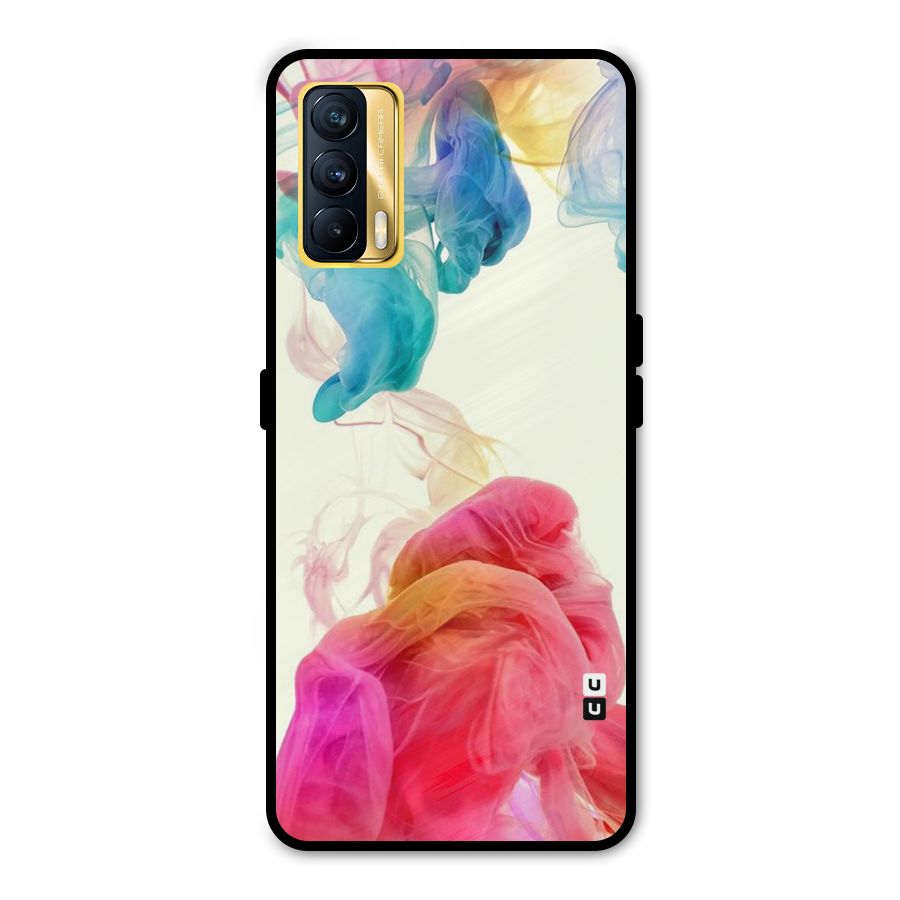 Colorful Splash Metal Back Case for Realme X7