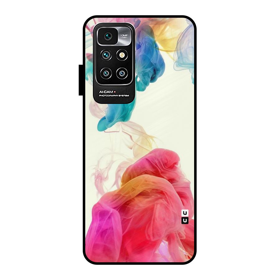 Colorful Splash Metal Back Case for Redmi 10 Prime