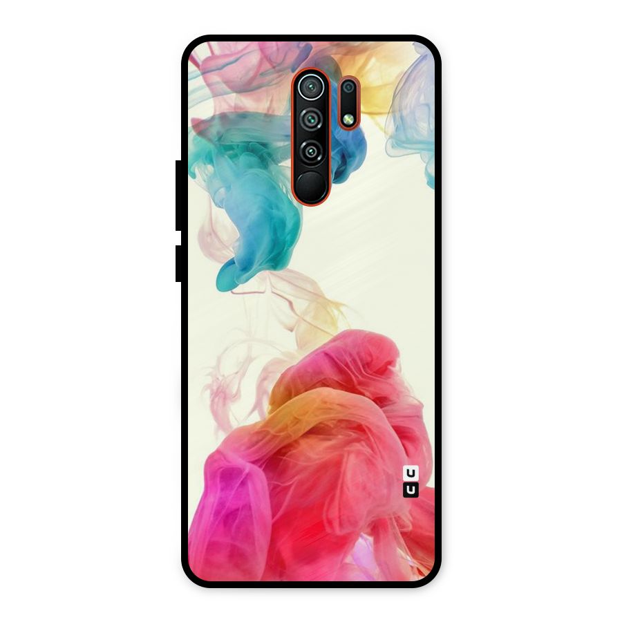 Colorful Splash Metal Back Case for Redmi 9 Prime