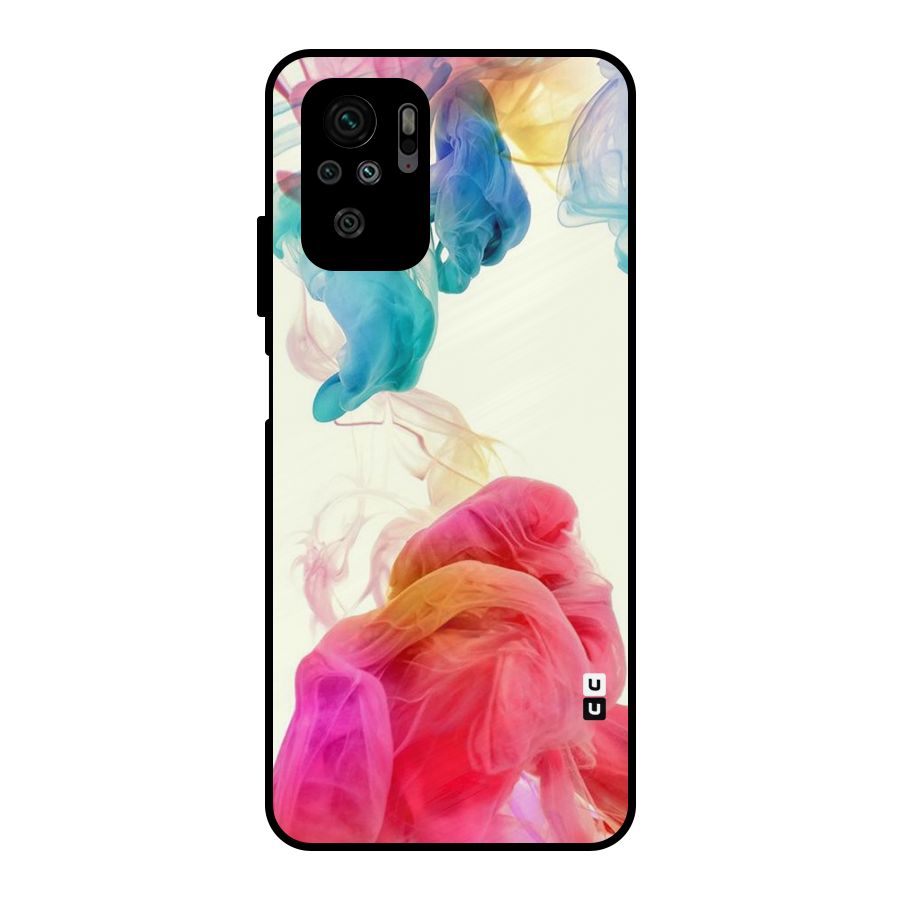 Colorful Splash Metal Back Case for Redmi Note 10S
