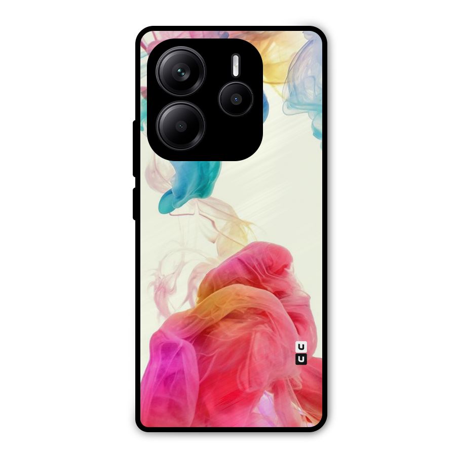 Colorful Splash Metal Back Case for Redmi Note 14 5G