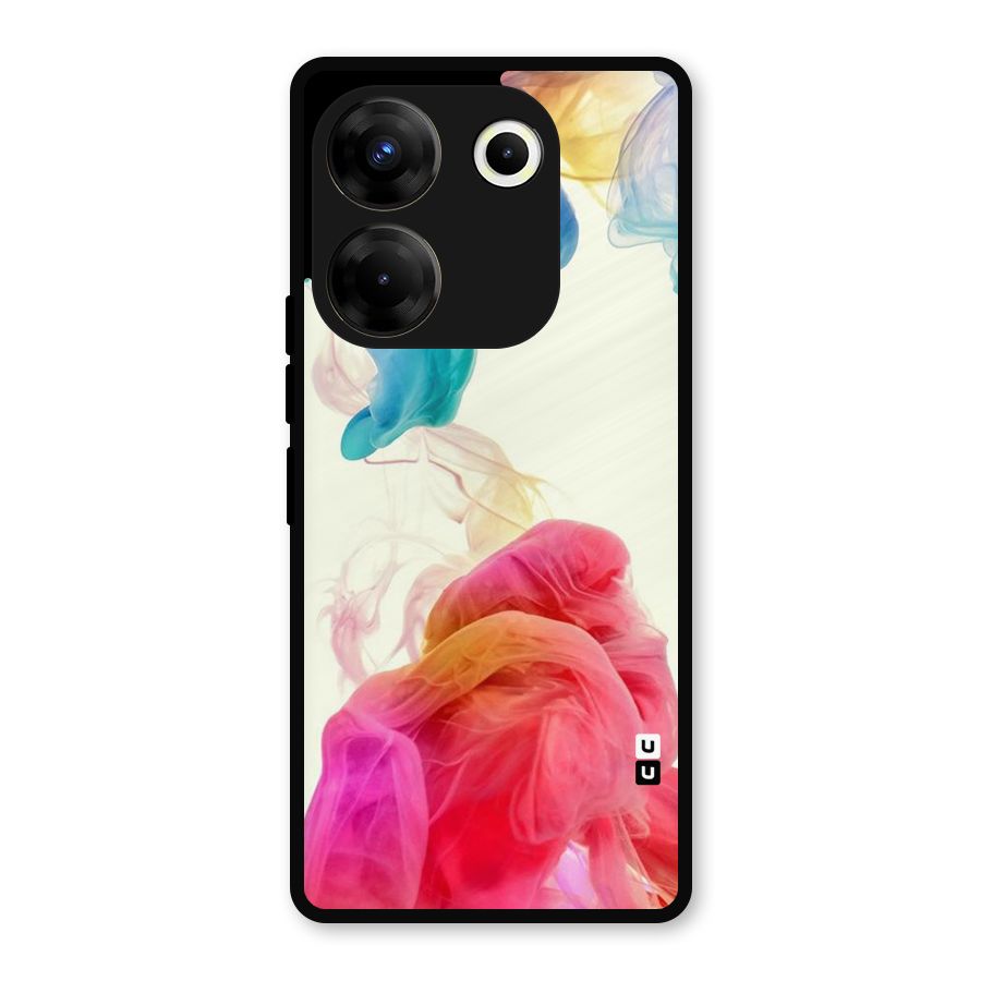 Colorful Splash Metal Back Case for Tecno Camon 20