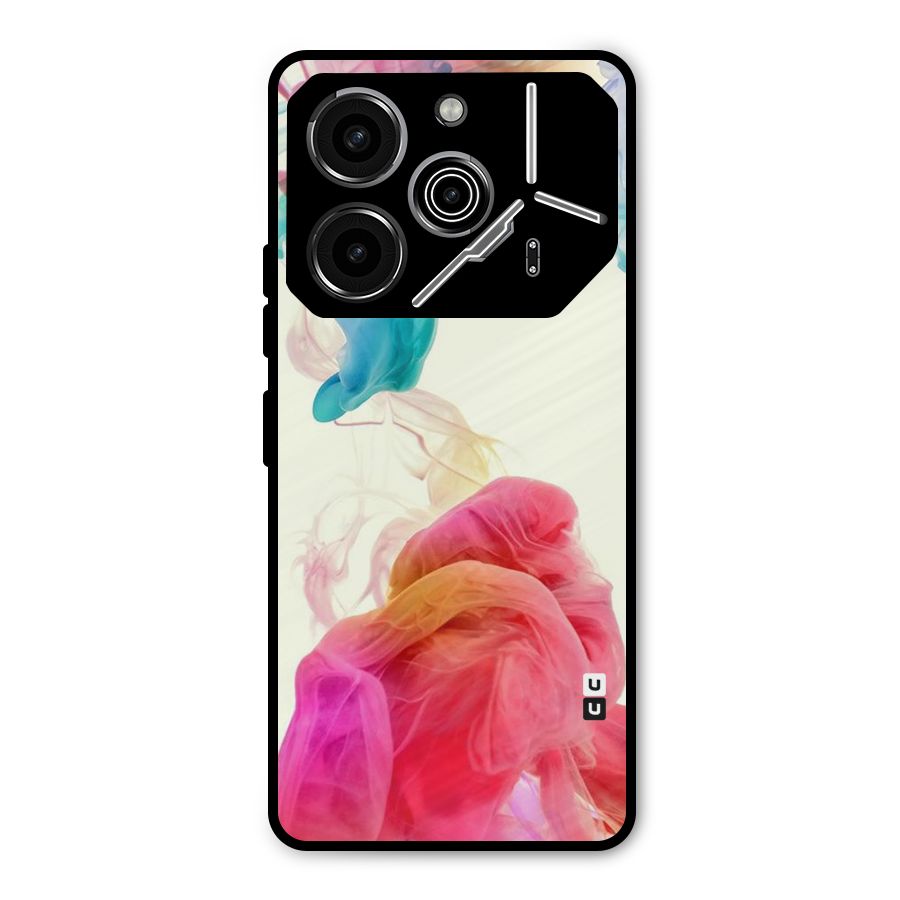 Colorful Splash Metal Back Case for Tecno Pova 6 Pro