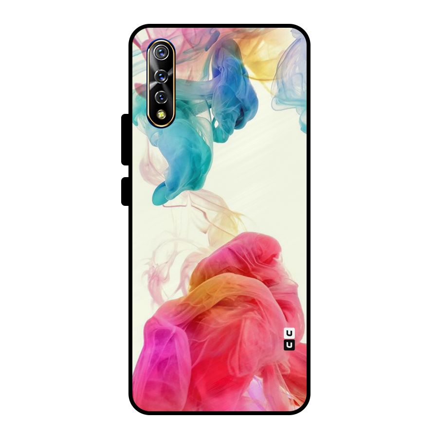 Colorful Splash Metal Back Case for Vivo S1