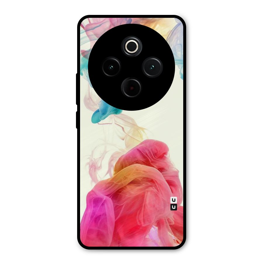 Colorful Splash Metal Back Case for Vivo T4