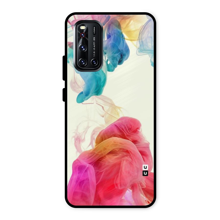 Colorful Splash Metal Back Case for Vivo V19