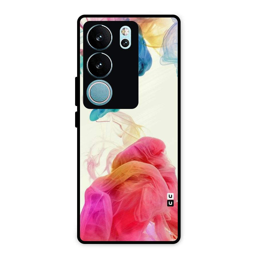 Colorful Splash Metal Back Case for Vivo V29