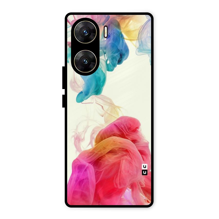 Colorful Splash Metal Back Case for Vivo V29e