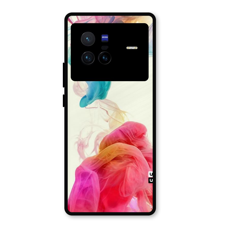Colorful Splash Metal Back Case for Vivo X80