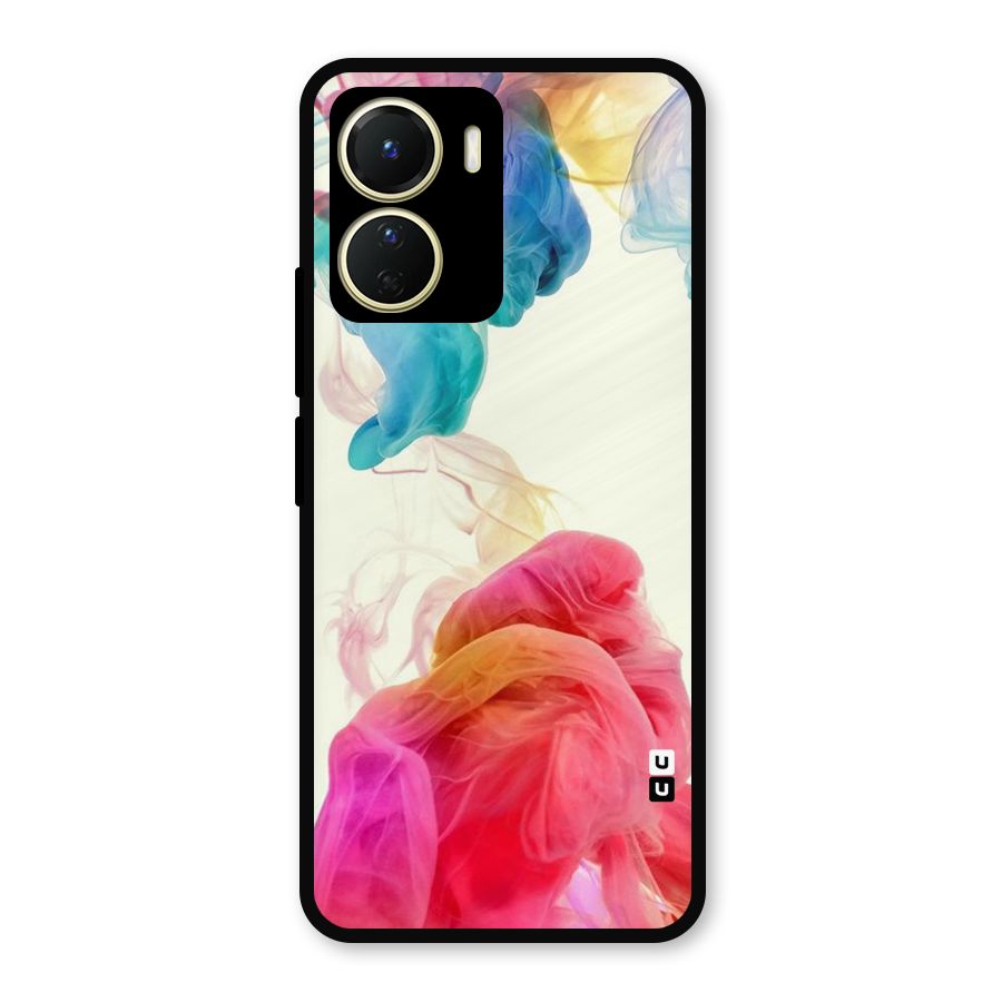 Colorful Splash Metal Back Case for Vivo Y16
