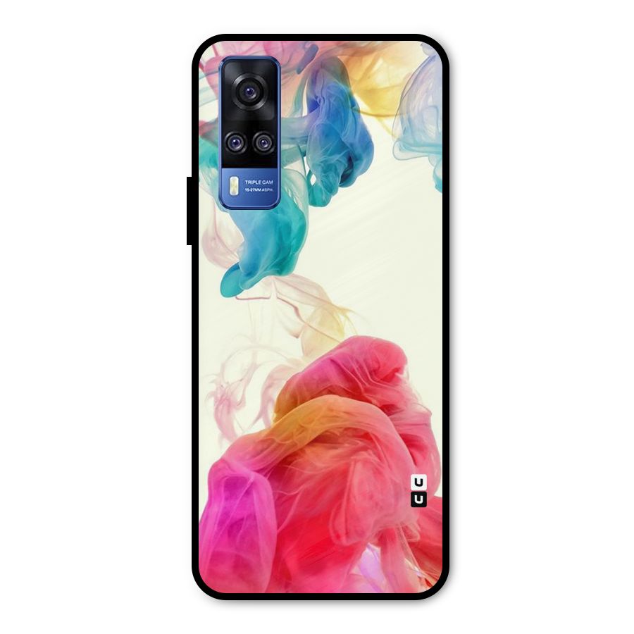 Colorful Splash Metal Back Case for Vivo Y51A