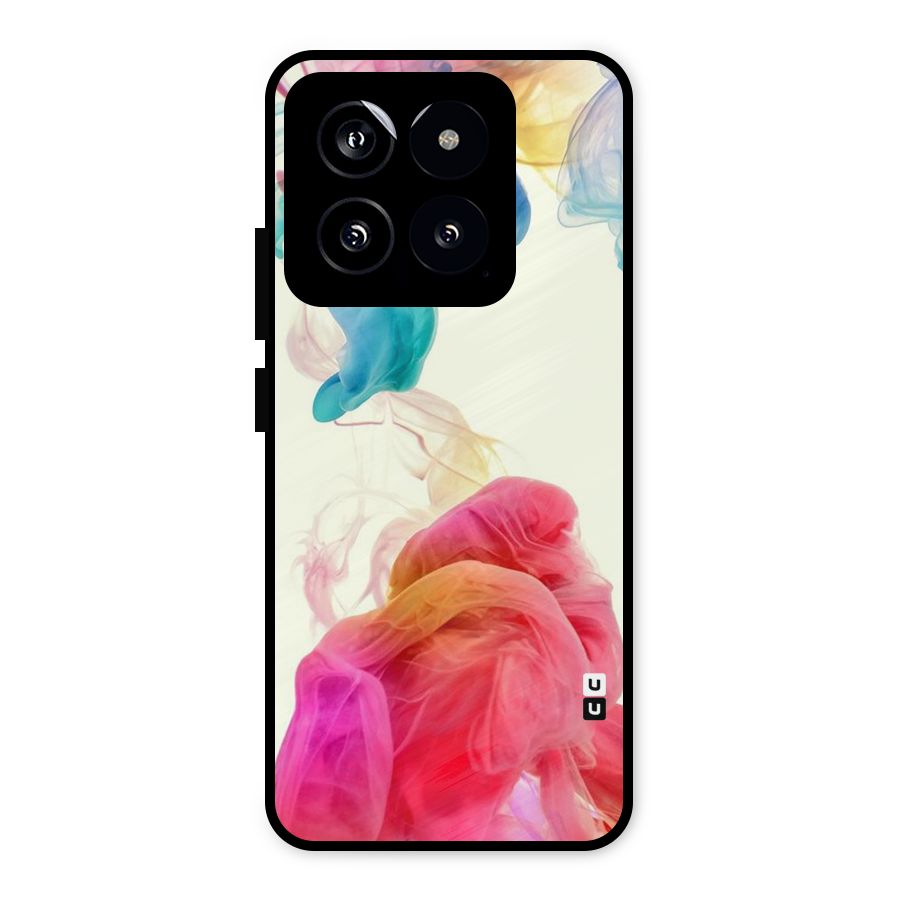 Colorful Splash Metal Back Case for Xiaomi 14
