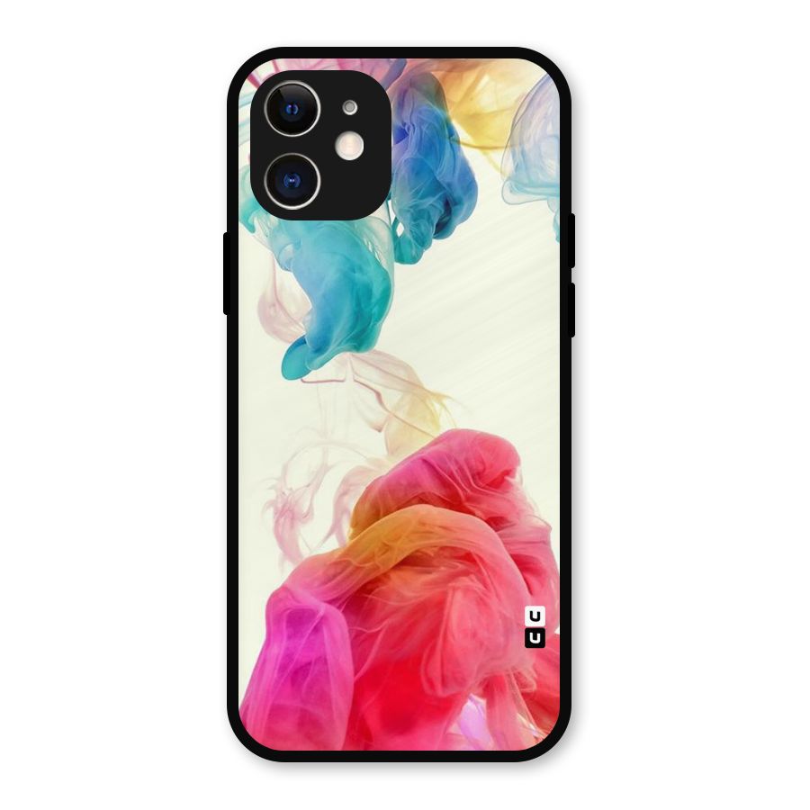 Colorful Splash Metal Back Case for iPhone 12