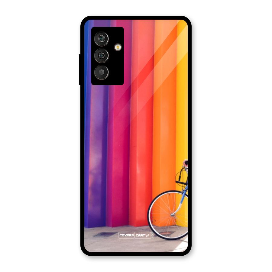 Colorful Walls Glass Back Case for Galaxy M13
