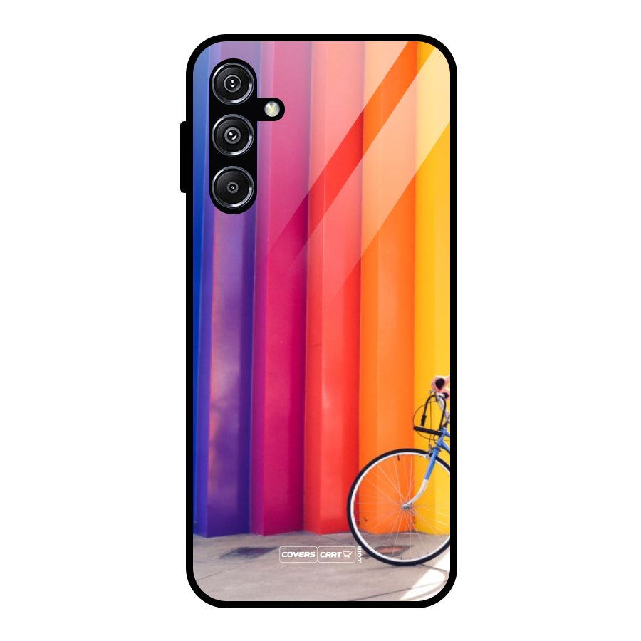 Colorful Walls Glass Back Case for Galaxy M34 5G