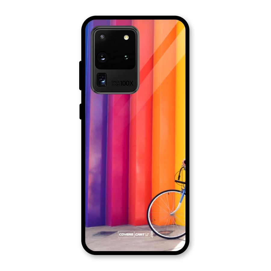 Colorful Walls Glass Back Case for Galaxy S20 Ultra