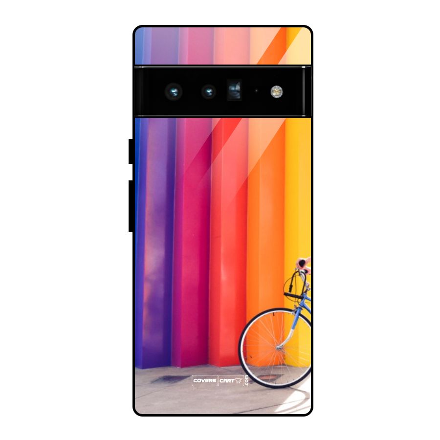 Colorful Walls Glass Back Case for Google Pixel 6 Pro